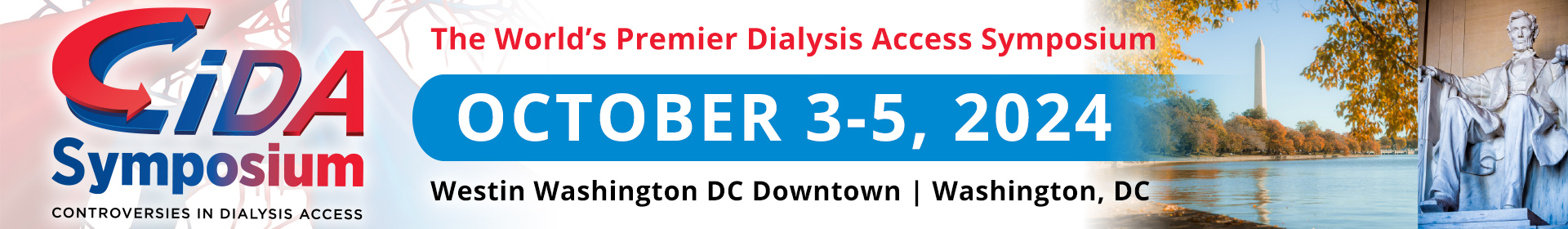 Controversies in Dialysis Access (CIDA) Symposium 2024 Event Banner