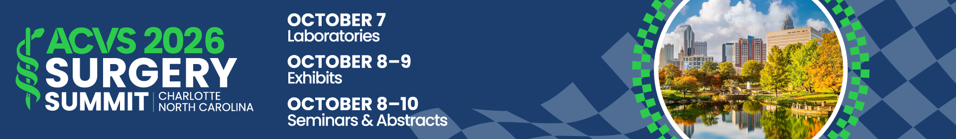 2026 ACVS Surgery Summit Event Banner