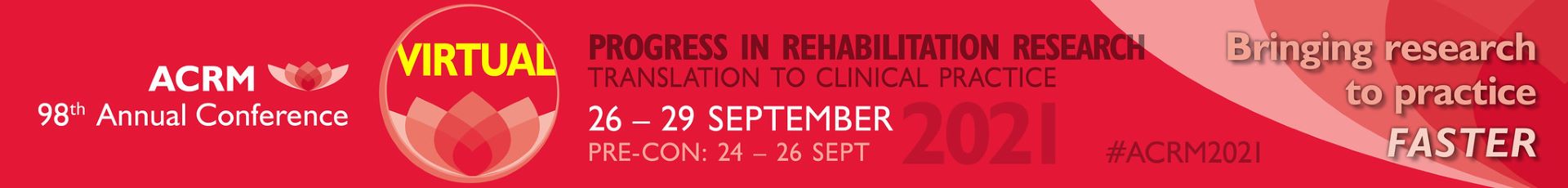ACRM 2021 Virtual Conference  Event Banner
