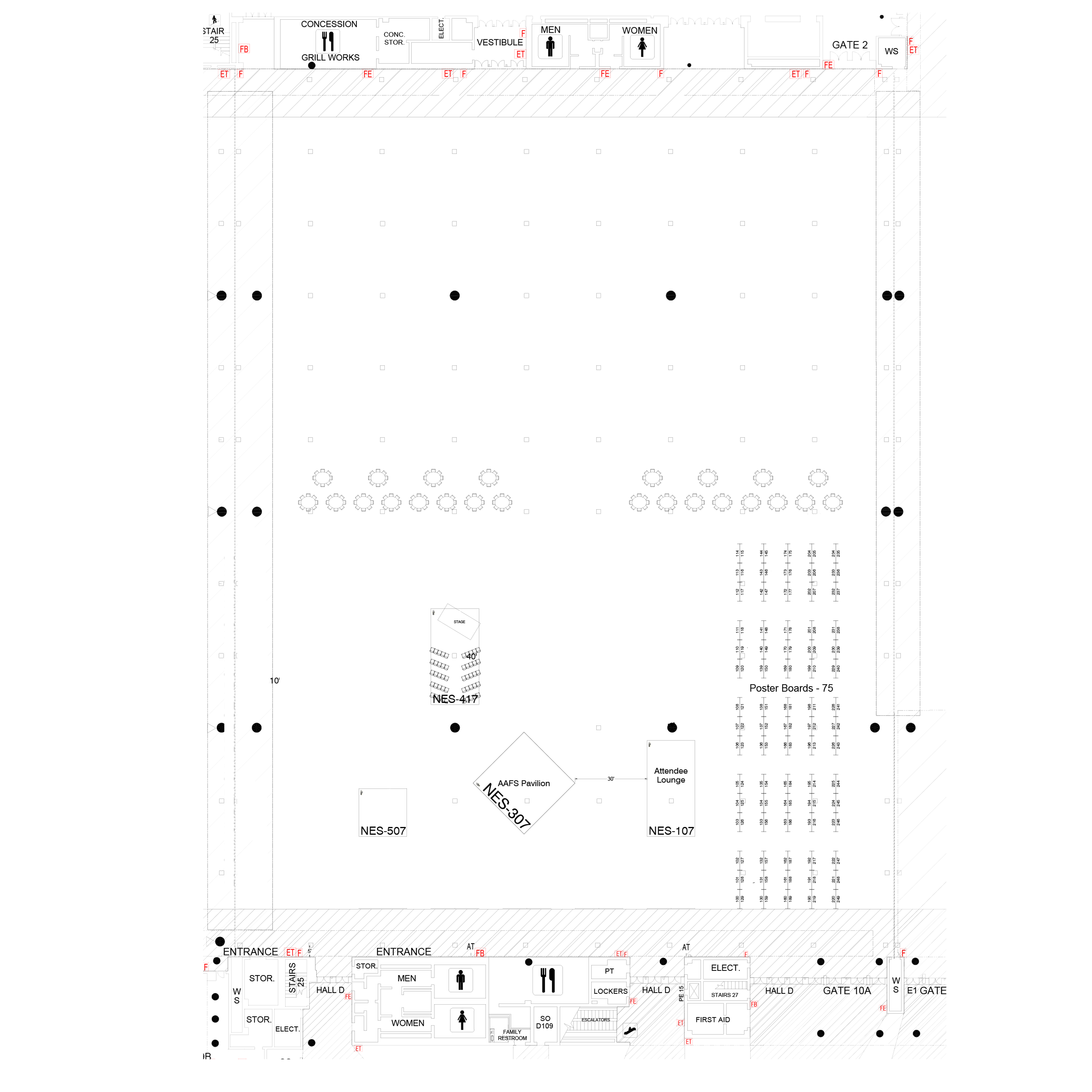 AAFS 78th Annual Scientific Conference Exhibitor Floor Plan