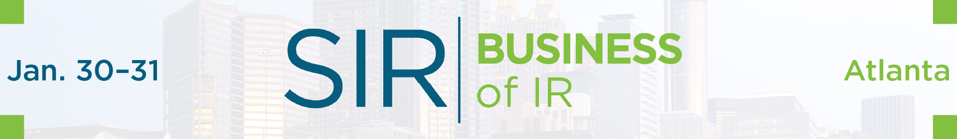 2026 SIR Business of IR Event Banner