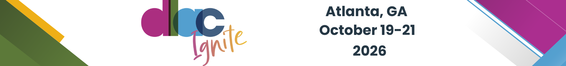 2026 DLAC Ignite Atlanta Event Banner