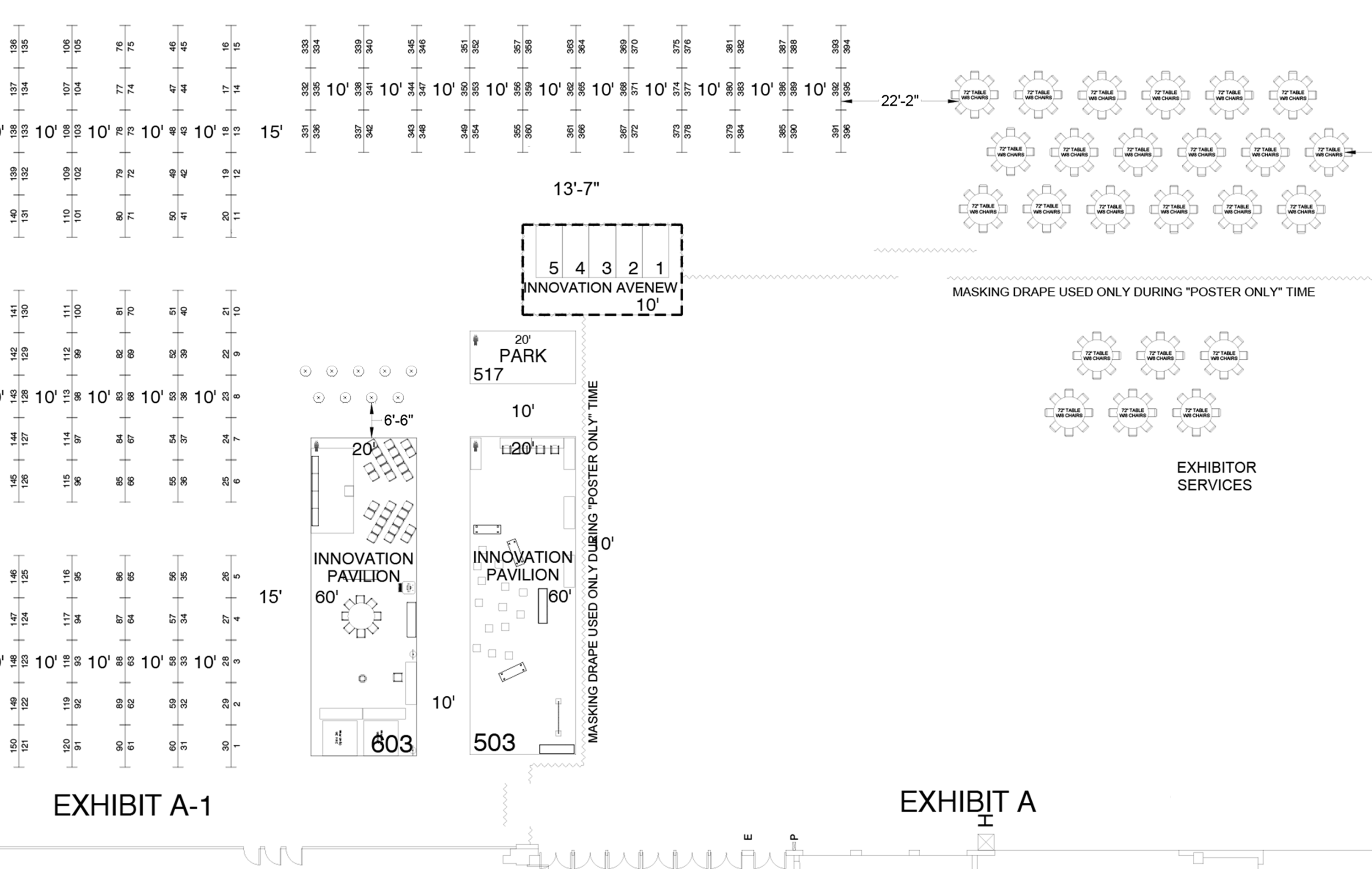 Plant Biology 2022 Event Exhibitor Floor Plan