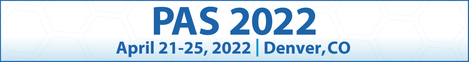 PAS 2023 Meeting Event Banner