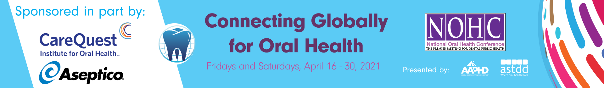 2021 National Oral Health Conference  Event Banner