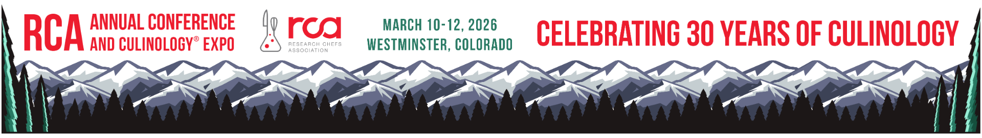 2026 RCA Conference and Culinology Expo Event Banner