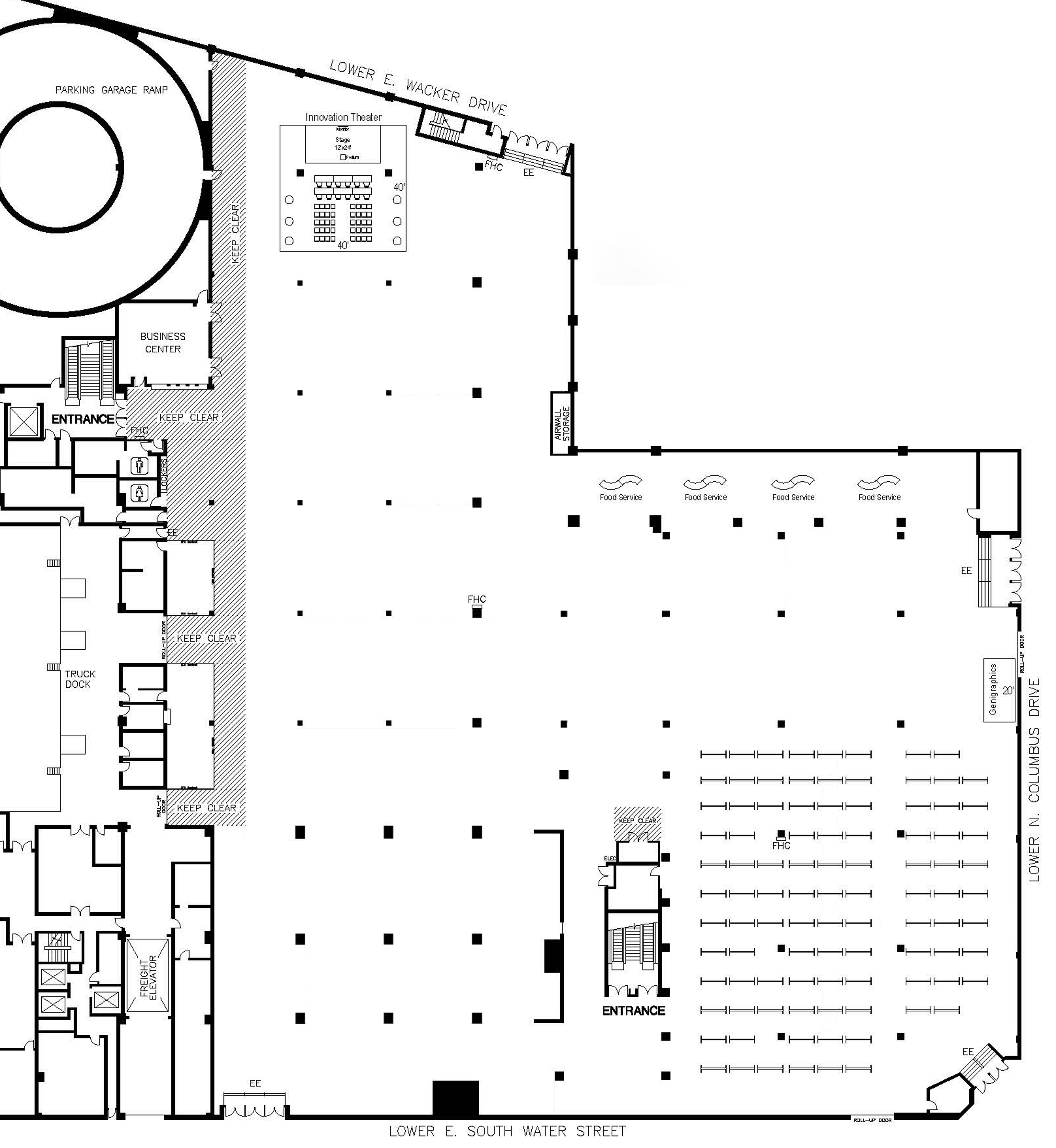 2024 COSM Combined Otolaryngology Spring Meeting Exhibitor Floor Plan