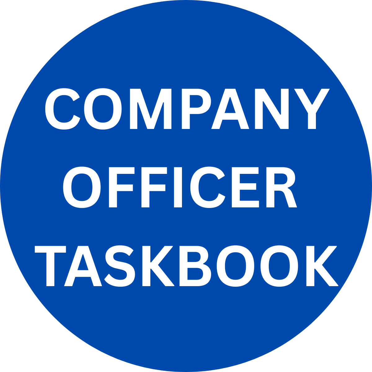 Company Officer Taskbook